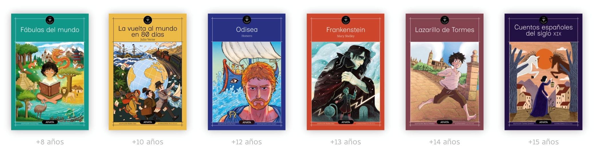 Tus Clásicos, nueva colección libros clásicos adaptados